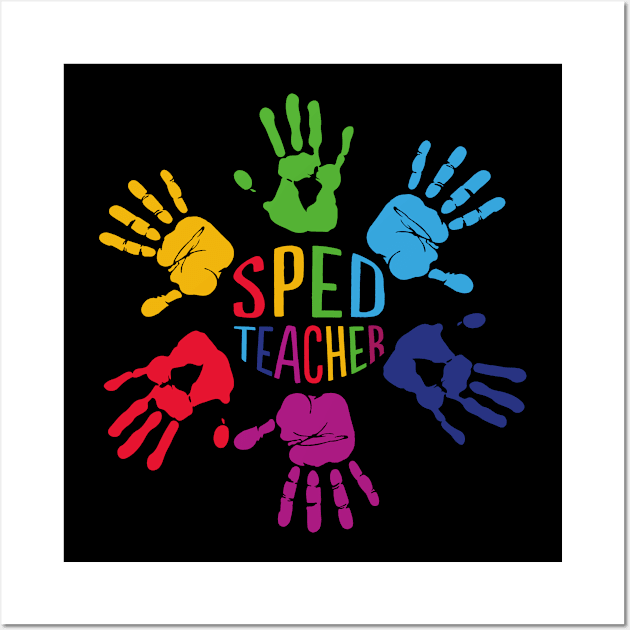 SPED Special Education Teacher educators gift Wall Art by MrTeee